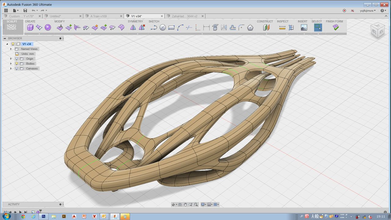 CAD（Autodesk Fusion360）